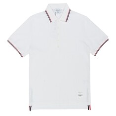 톰브라운 클래식 피케 스트라이프 폴로 티셔츠 MJP156G07975-100 썸네일 1