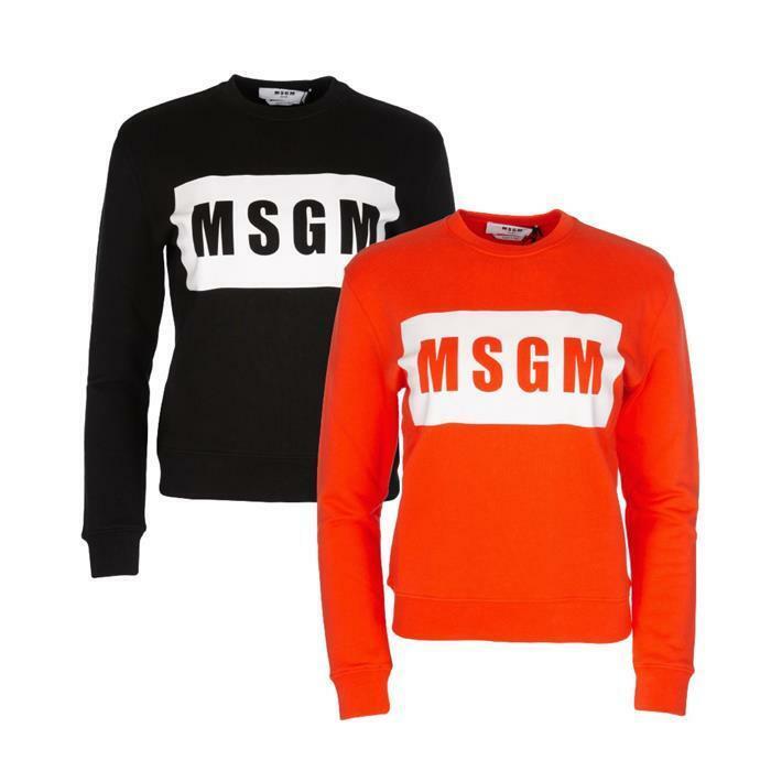 MSGM 박스 로고 프린팅 맨투맨 여성 2종 2841MDM96 - MSGM