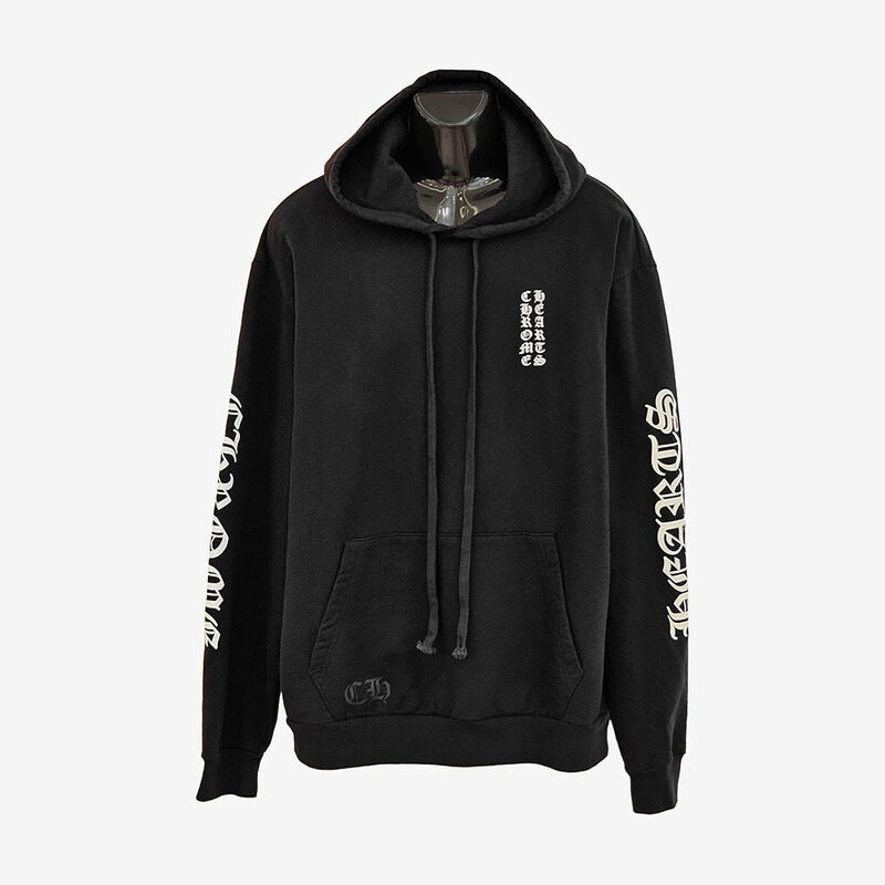 [어포드] 크롬하츠 퍽유 레터링 후드티 블랙 L MYG5PHW5 - Chrome Hearts