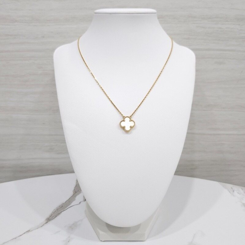 [럭스유] 반클리프앤아펠 빈티지 알함브라 말라카이트 목걸이 VCARO9VA00 - Van Cleef & Arpels