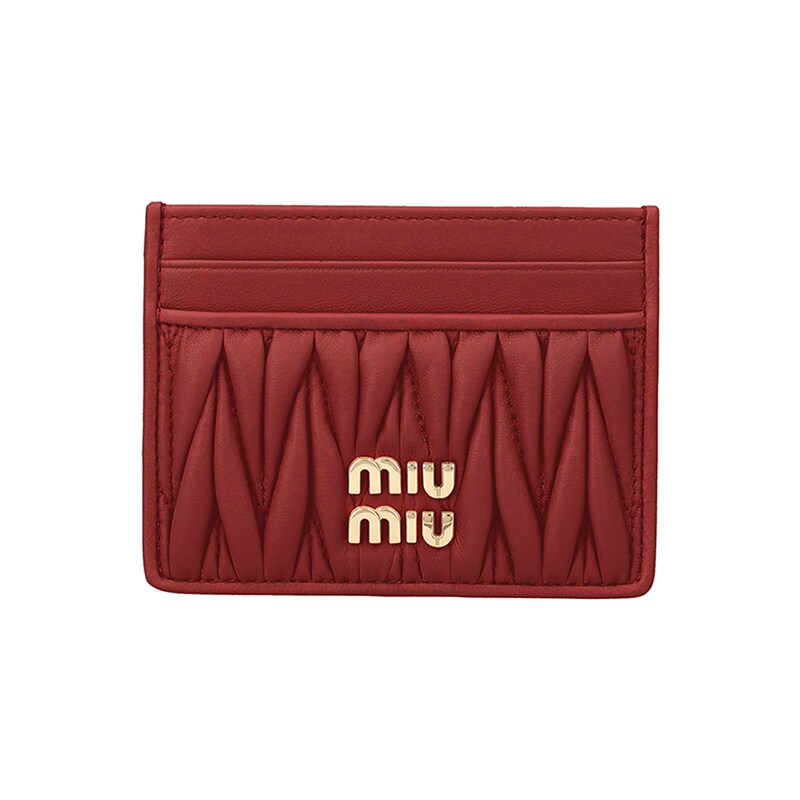 [미우미우 MIUMIU] 5MC076 AFPP F0011 여성 카드홀더 - Miu Miu