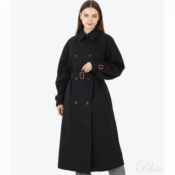 이자벨마랑 에데나 MA0204FB B1F02I 01BK 에덴나 트렌치코트 - Isabel Marant