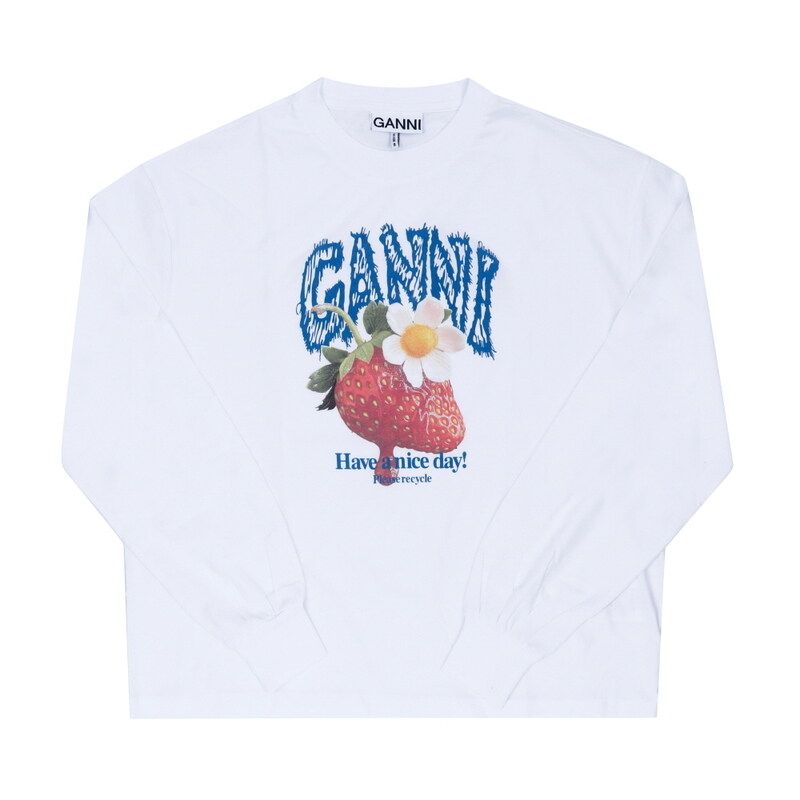 가니 A1050241 151 여성 긴팔티 - Ganni