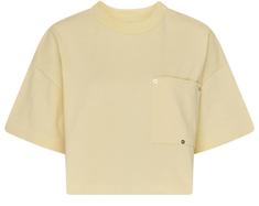 국내발송 보테가 베네타 Jersey cropped t shirt with V pocket 썸네일 1