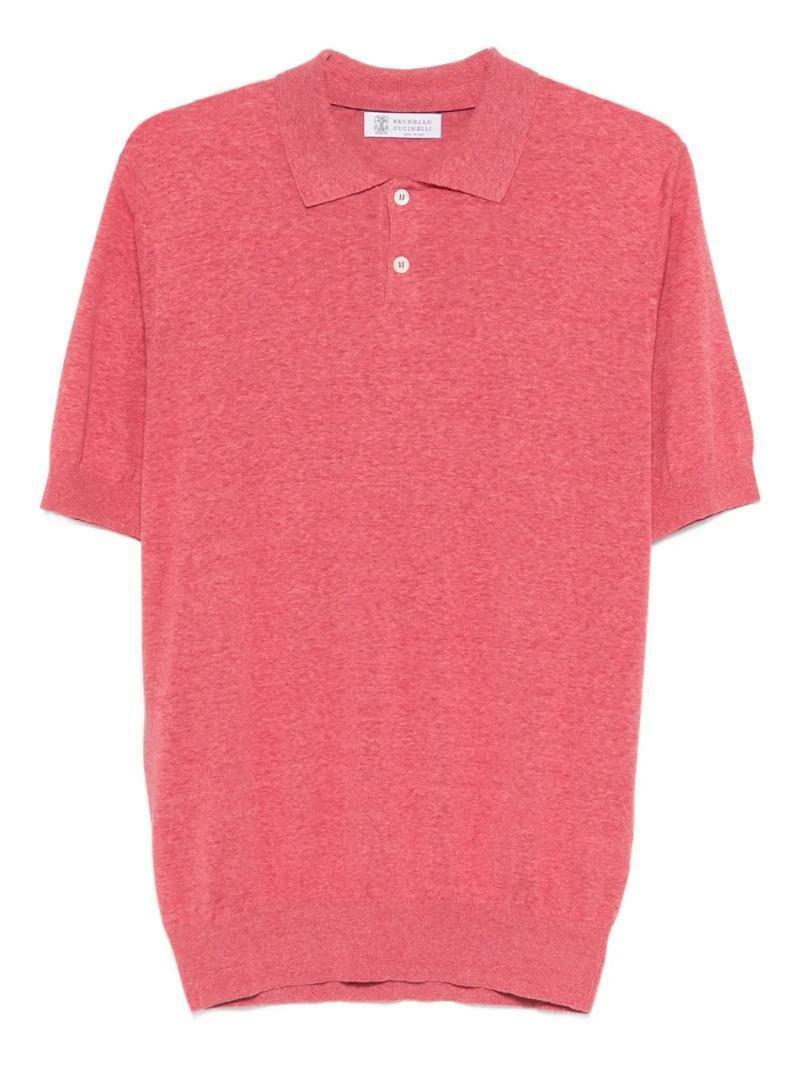 국내배송 브루넬로 쿠치넬리 골지 헴 폴로 셔츠 - Brunello Cucinelli
