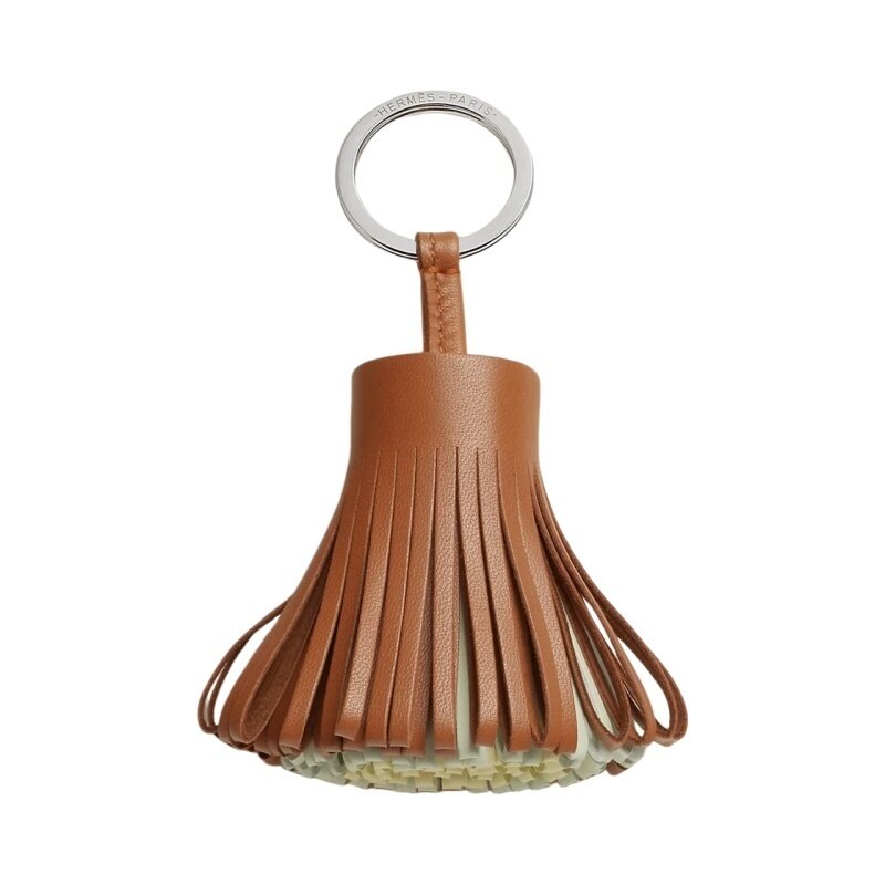 에르메스 카르멘 트리컬러 키링 백참 H079018CJBQ - Hermes