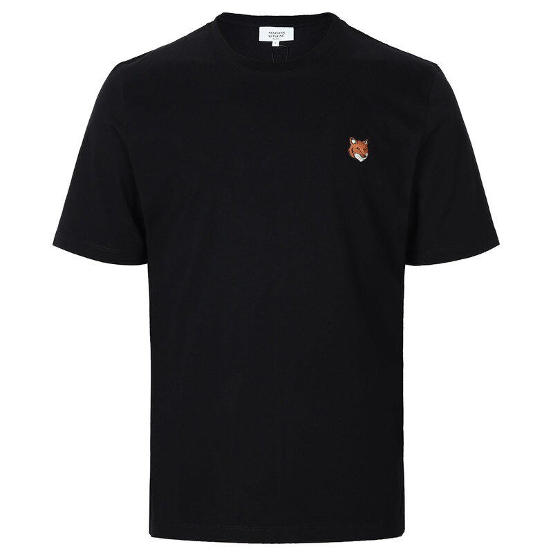 메종키츠네 26SS 블랙 폭스 헤드 레귤러 티셔츠 PM00107KJ7026 P199 - Maison Kitsune