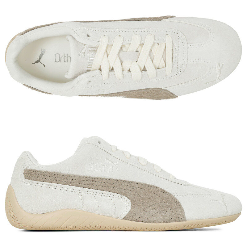 푸마 26SS 웜화이트 아이스커피 스피드캣 엘리베이티드 스니커즈 403619 01 - Puma