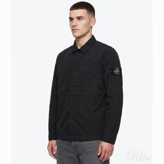 스톤아일랜드 26FW 1200005 스트레치 코튼 테라 파라카듀트 집업 오버셔츠 L2S15 S0003 V0029 텔라 썸네일 1