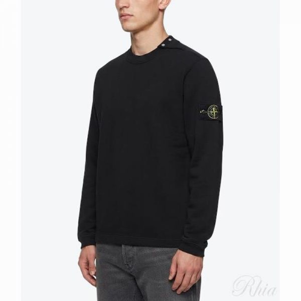 스톤아일랜드 26FW 6100036 헤비 코튼 저지 크루넥 스웨트셔츠 L2S15 S0406 V0029 - Stone Island