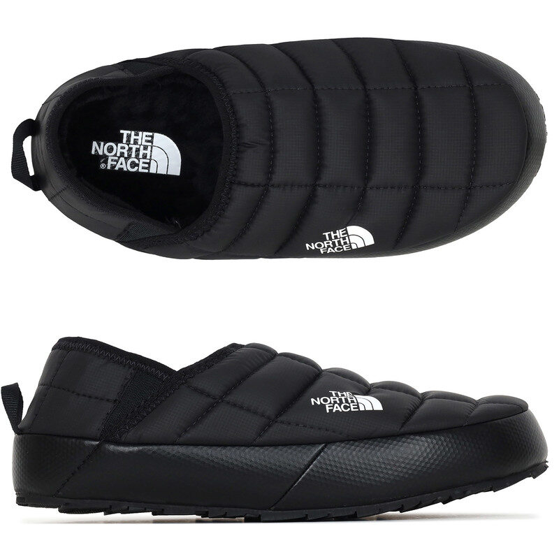 노스페이스 [남성착용가능] 25FW 블랙 써모볼 트랙션 패딩 뮬 NF0A3V1H KX7 - The North Face