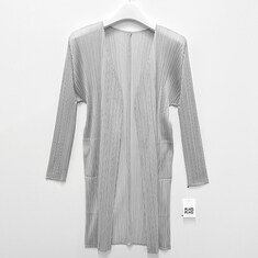 더팩토리 26FW 이세이 미야케 플리츠 플리즈 베이직 가디건 / 라이트 그레이 (PP67JA108 10) 썸네일 1