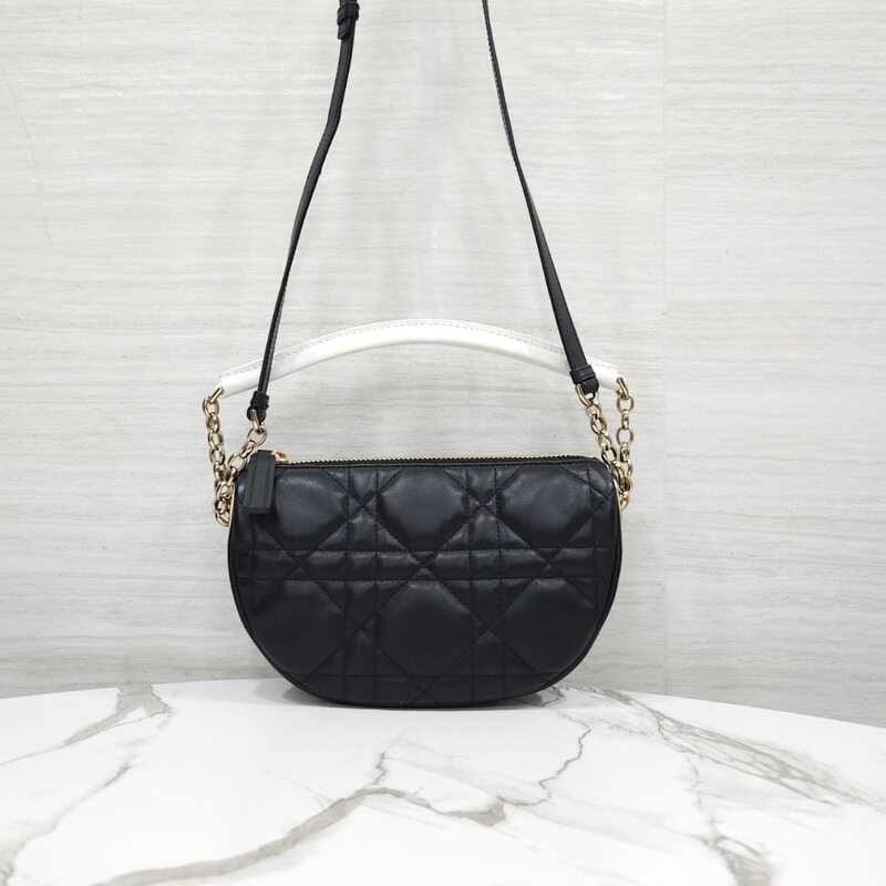 [럭스유] 디올 바이브 스몰 호보백 램스킨 블랙 까나쥬 M7200ONOA - Christian Dior