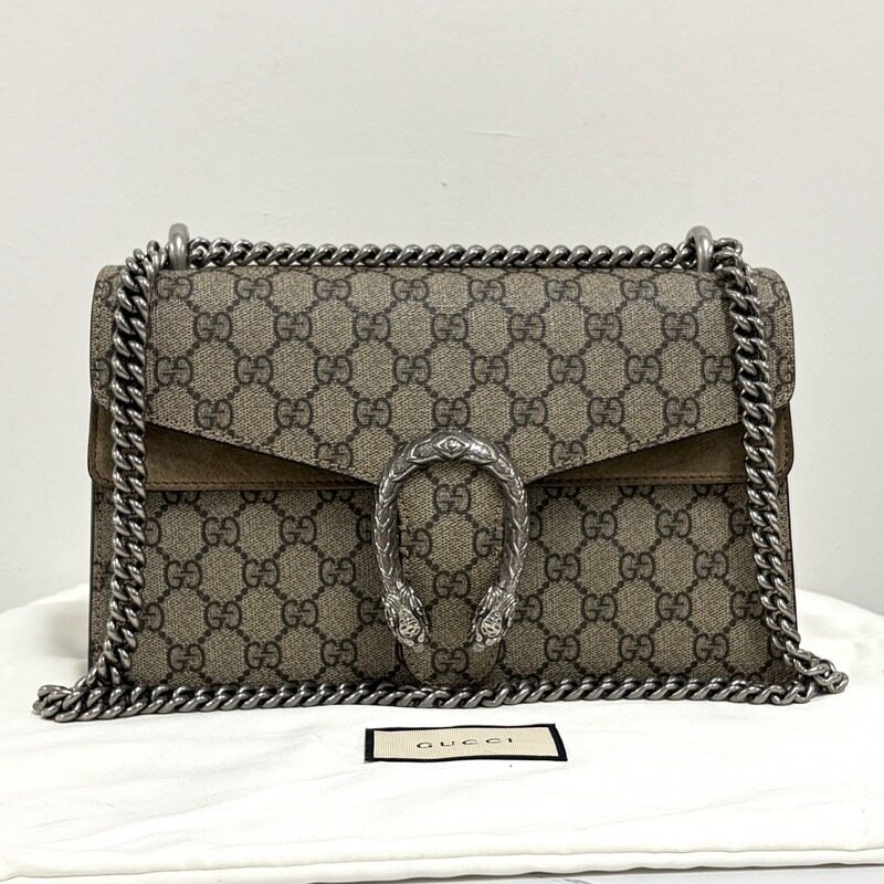 구찌 디오니소스 GG 수프림 체인 숄더백 (400249) - Gucci