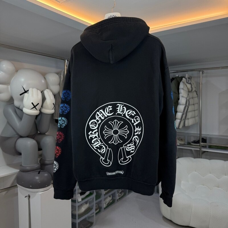 크롬하츠 멀티 컬러 홀스슈 후드집업 - Chrome Hearts