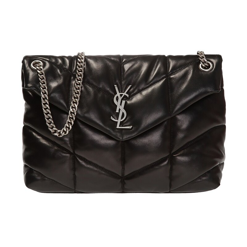 생로랑 루루 푸퍼 미디엄 숄더백 577475 1EL00 1000 - Saint Laurent