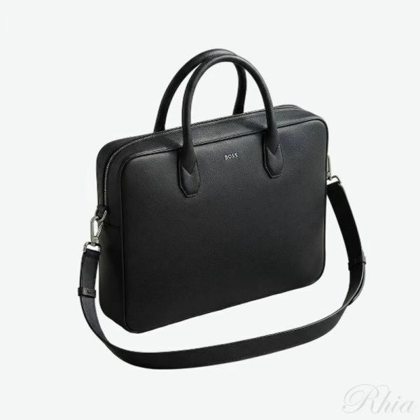 휴고보스 26FW 로고 그레인 도큐먼트 케이스 50567389 001 - Hugo Boss