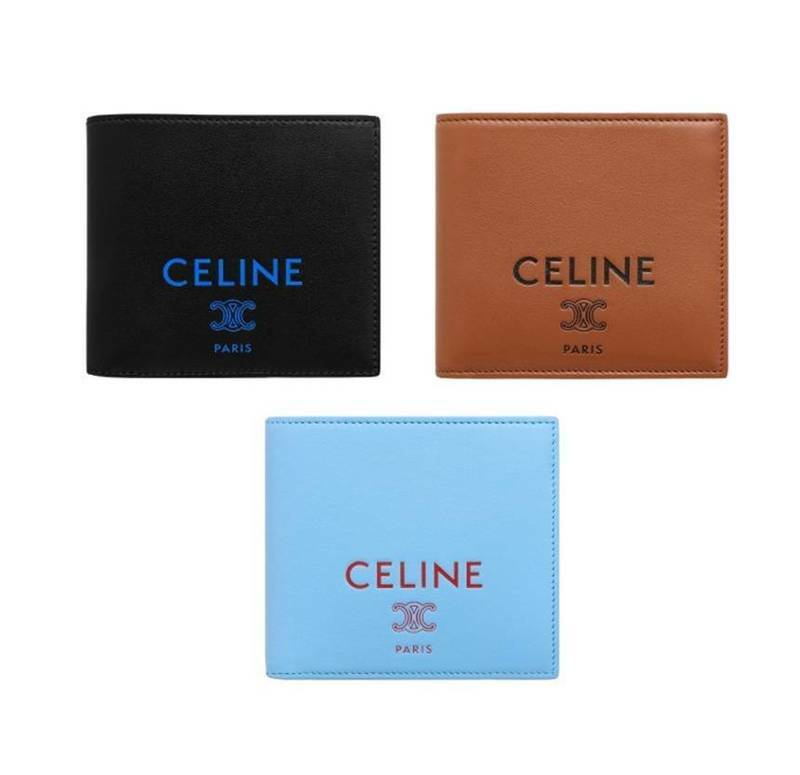 [백화점 풀셋] 셀린느 남자 남성 바이폴드 가죽 램스킨 반지갑 C10C873R24 - Celine