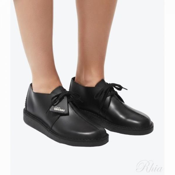 클락스 26SS 데저트 트랙 Blk 스무스 리아 26181135 트렉 부츠 - Clarks