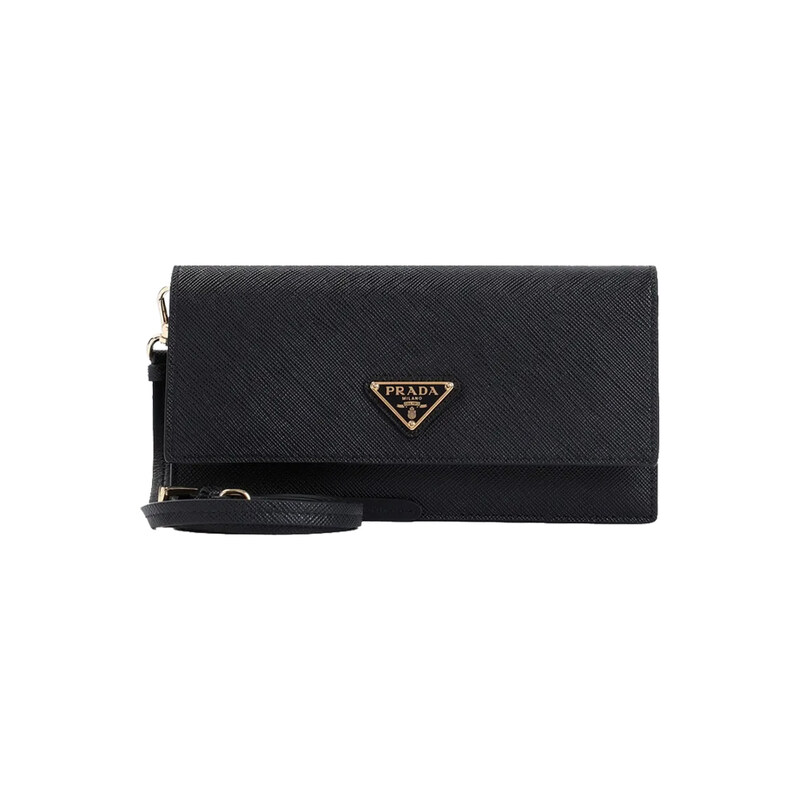 프라다 26FW 사피아노 삼각로고 미니 크로스백 블랙 1NF059 2DB3 F0002 - Prada