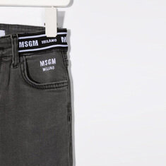 21FW 키즈 여성 로고 밴드 스키니 진 MS027742 127 썸네일 3