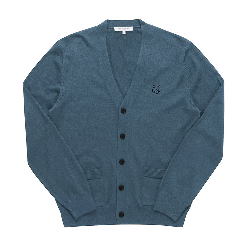 [메종키츠네 MAISONKITSUNE] MM00509KT1036 0075 남성 가디건 - Maison Kitsune