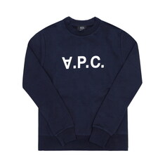 [아페쎄 APC] COHBN M27907 TIQ DARK NAVY/ECRU 공용 맨투맨 썸네일 1