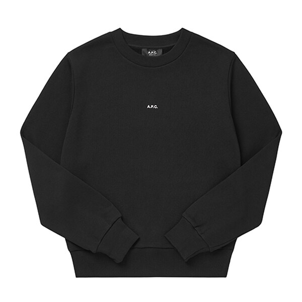 [아페쎄 APC] COHBX F27912 TZC NOIR/BLANC 여성 맨투맨 - A.P.C.