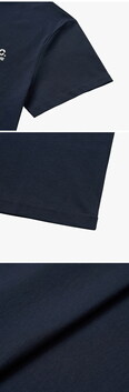 [아페쎄 APC] COHBM F26389 TIQ DARK NAVY/ECRU 여성 반팔티 썸네일 2