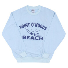 [와일드동키 WILD DONKEY] FG-POINT VINTAGE LIGHT BLUE 공용 맨투맨 썸네일 1
