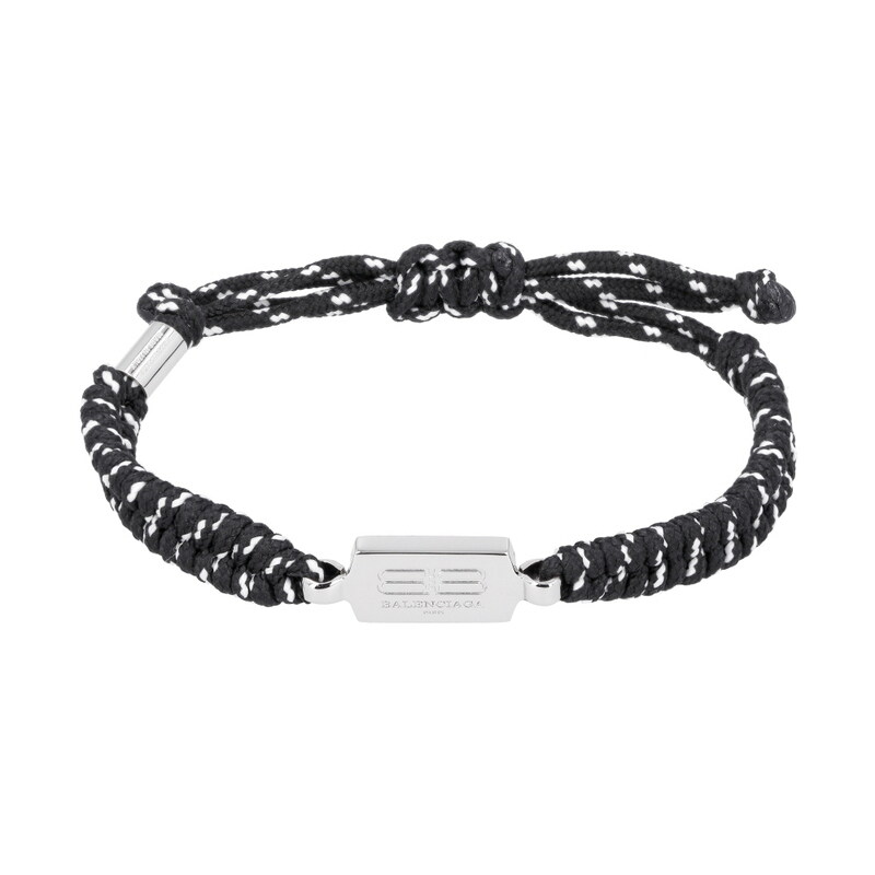 발렌시아가 856392 TZ24S 1912 브레이드 로고 팔찌 - Balenciaga
