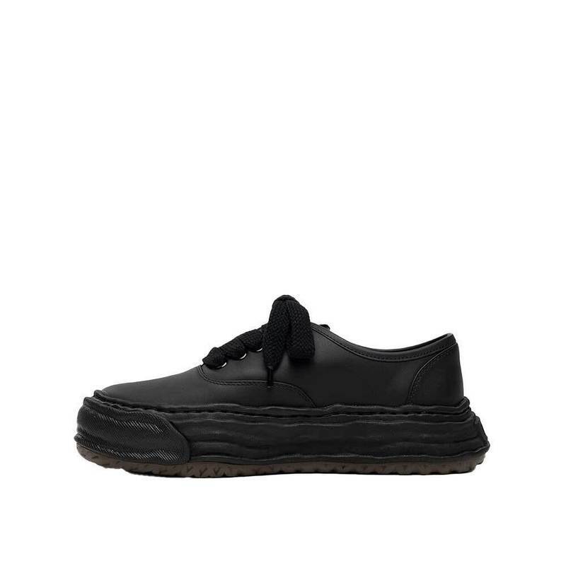 [국내배송] 미하라 야스히로 스니커즈 베이커 26 OG 솔 레더 A16FW702 BLACK/BLACK - Mihara Yasuhiro