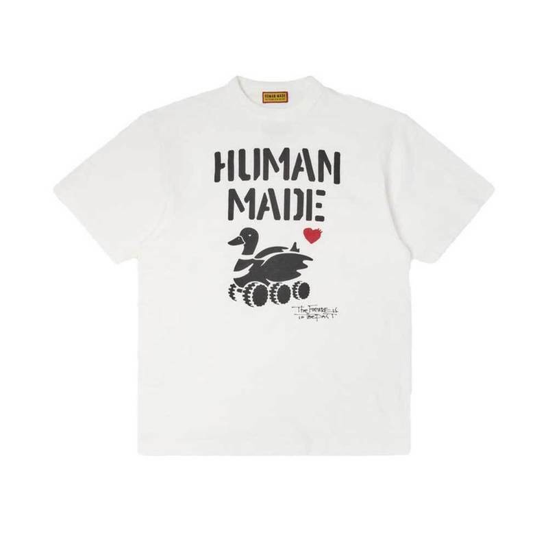 [국내배송] 휴먼메이드 반팔 티셔츠 그래픽 HM31TE019 WHITE - Human Made