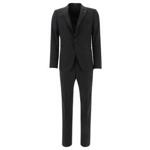 딸리아토레 Single breasted suit with tailored trousers Black SFBR15A01060001N5012