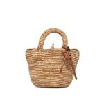 마네비 Raffia Summer Mini handbag Beige V 2.2 AMRAFFIA TAN