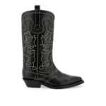 FW23 Ganni embroidered western boots Boots S2169